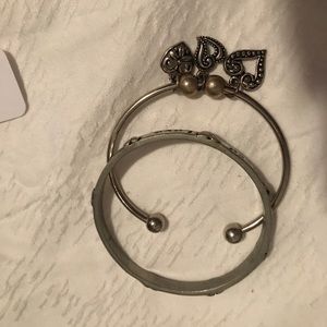 Vintage heart & love bracelet